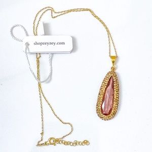 Zeyzey Color Changing CZ Diaspore Necklace